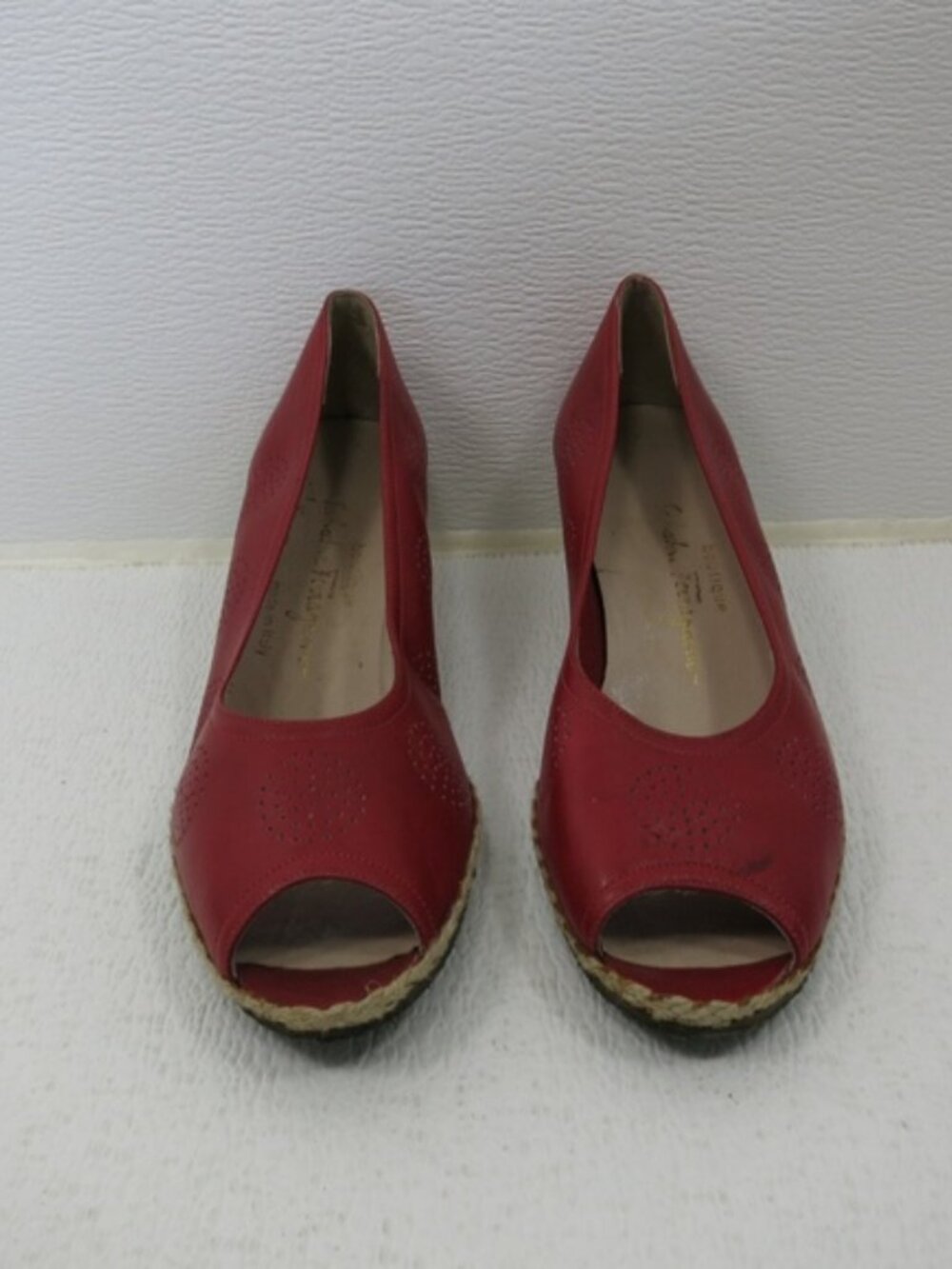 Salvatore Ferragamo Open Toe Leather Boutique Women's Casual Dress Footwear 9 N - Picture 4 of 6